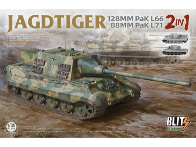 JAGDTIGER (2in1) 128MM Pak L66, 88MM Pak L71 