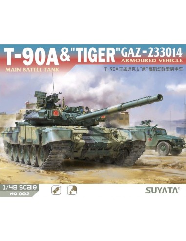 T-90A MAIN BATTLE TANK & TIGER GAZ-233014 ARMOURED Vehicle 