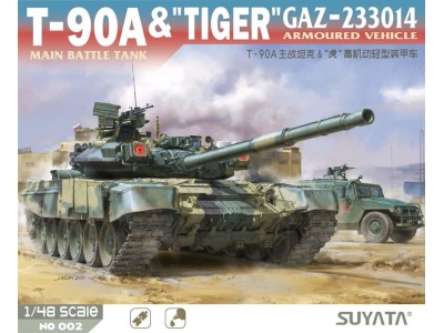 T-90A MAIN BATTLE TANK & TIGER GAZ-233014 ARMOURED Vehicle 