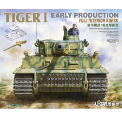 TIGER I EARLY PRODUCTION WITH FULL INTERIOR KURSK 