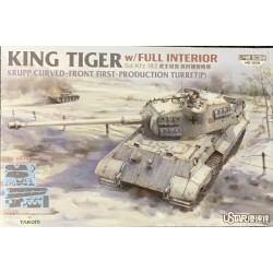 King Tiger Porsche Turret w/Full Interior 