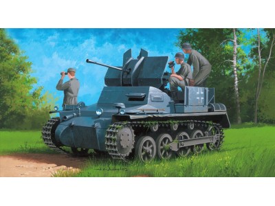 German Flakpanzer IA w/Ammo.Trailer 