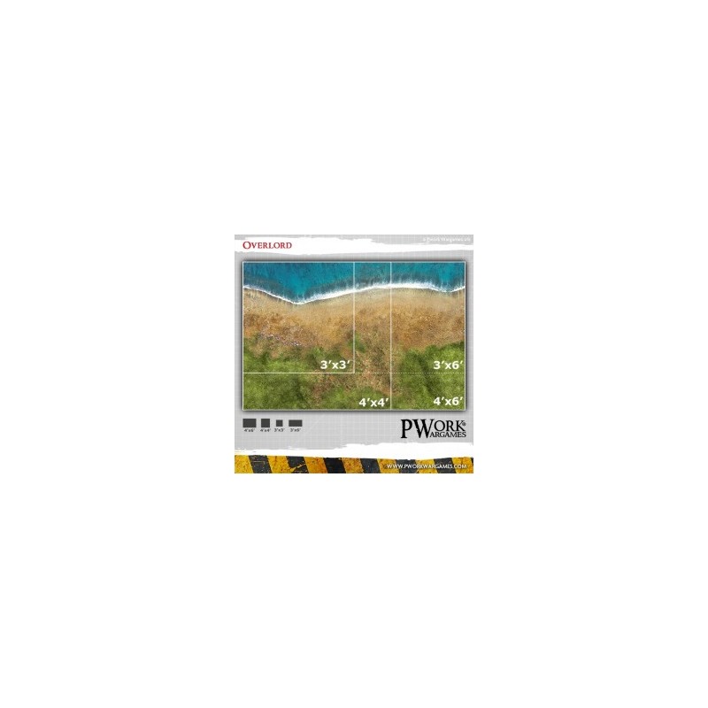 Tapis de jeu PVC Overlord-Dust 1947 85x113cm
