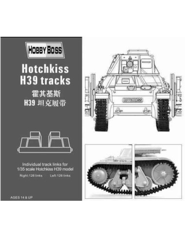 Hotchkiss H39 tank tracks 