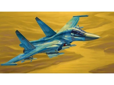 Russian Su-34 Fullback Fighter-Bomber 