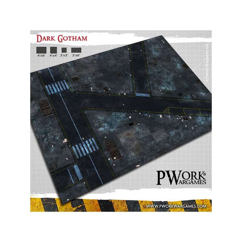 Tapis de jeu néoprène Dark Gotham 4x6