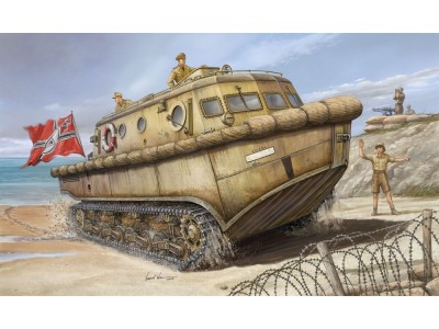 Deutscher Land-Wasser-Schlepper frühe Produktion 