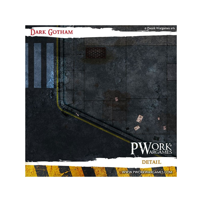 Tapis de jeu néoprène Dark Gotham 4x6