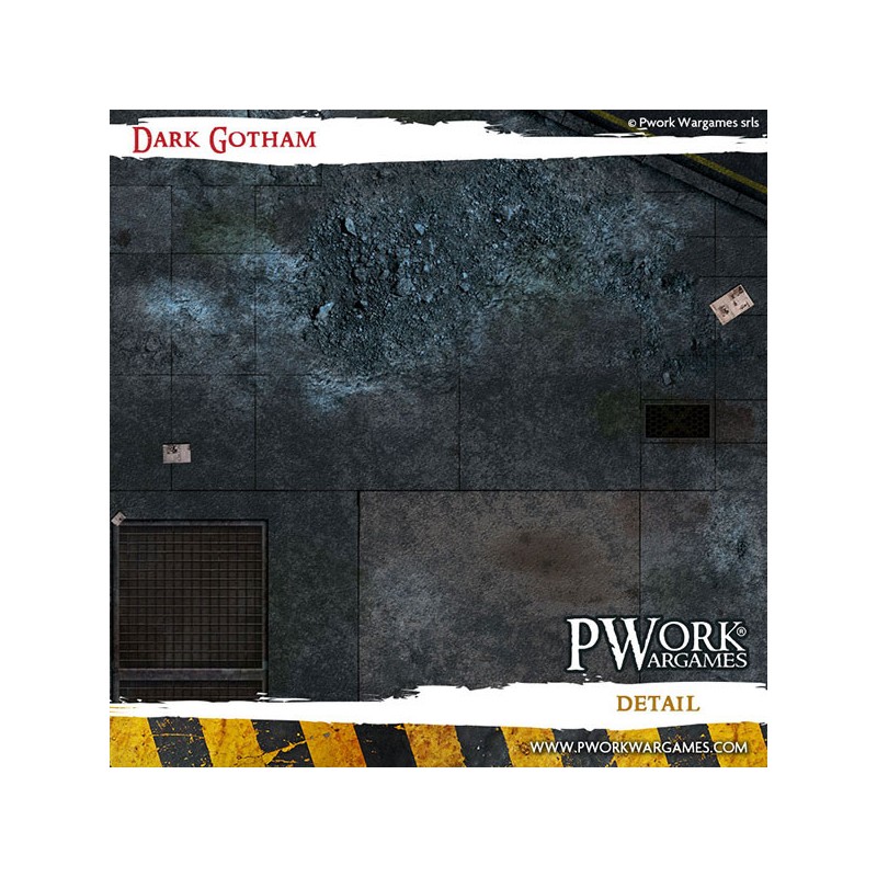 Tapis de jeu néoprène Dark Gotham 4x6