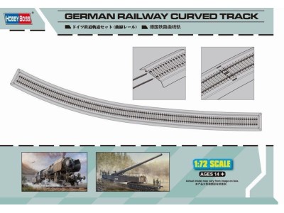 German Railway Curved Track 