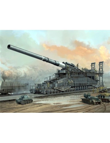 German 80cm K(E) railway gun Dora 