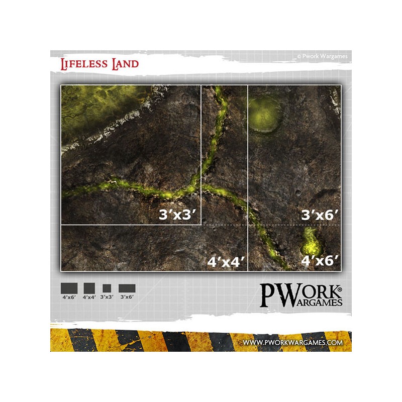 LIFELESS LAND NEOPRENE 3X3'