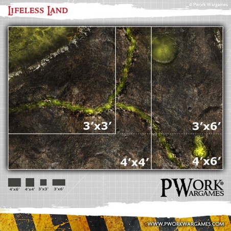 LIFELESS LAND NEOPRENE 3X3'
