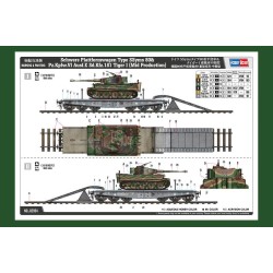 Schwere Plattformwagen Type SSyms 80&Pz.Kpfw.VI Ausf.E Sd.Kfz181 TigerI(Mid Prod 