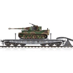 Schwere Plattformwagen Type SSyms 80&Pz.Kpfw.VI Ausf.E Sd.Kfz181 TigerI(Mid Prod  2