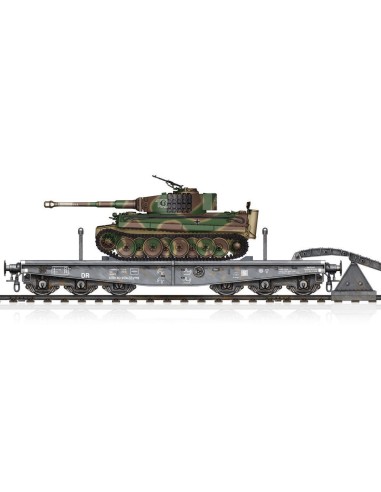 Schwere Plattformwagen Type SSyms 80&Pz.Kpfw.VI Ausf.E Sd.Kfz181 TigerI(Mid Prod 