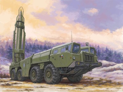 Soviet(9P117M1) Launcher w. R17 Rocket of 9K72 Missile Complex "Elbrus"(Scud B) 