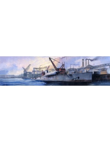 French Surcouf Submarine Cruiser 