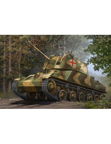 Hungarian 40M Nimrod Anti-Aircraft Gun 