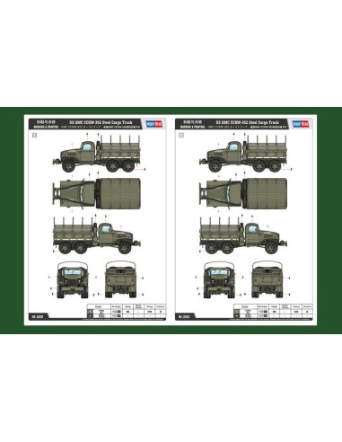 US GMC CCKW-352 Steel Cargo Truck 