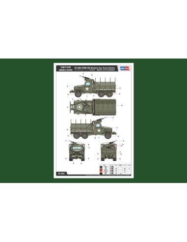 US GMC CCKW-352 Machine Gun Turret Versi 