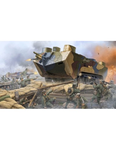 French Saint-Chamond Heavy Tank-Early 