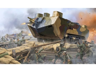 French Saint-Chamond Heavy Tank-Early 