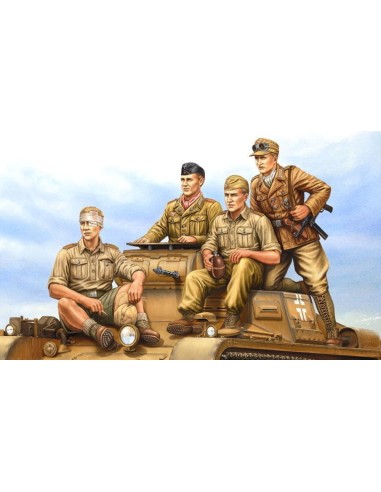 German Tropical Panzer Crew 