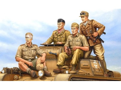 German Tropical Panzer Crew 