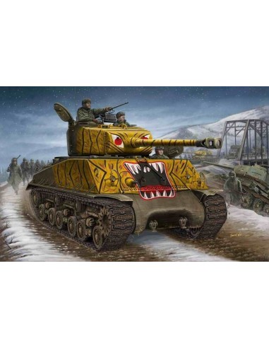 U.S M4A3E8  TANK 