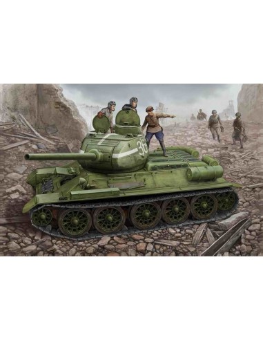 Russian T-34/85 (1944 flattened turret) tank 
