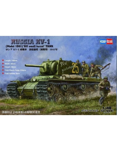 Russian KV-1 1941 Small Turret tank 