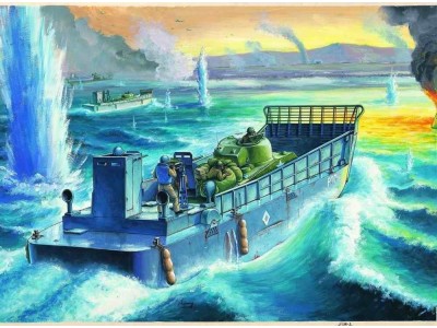 U.S. LCM-3 USN Vehicle Landing Craft 