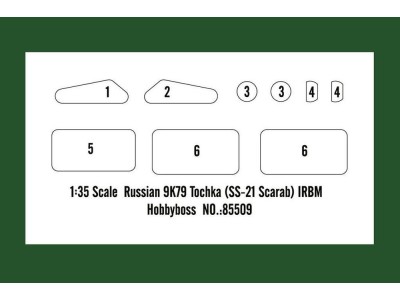 Russian 9K79 Tochka (SS-21 Scarab) IRBM 