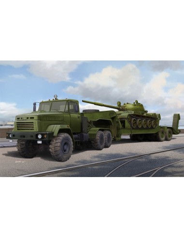 Ukraine KrAZ-6446 Tractor w.MAZ/ChMZAP- 5247G semitrailer 