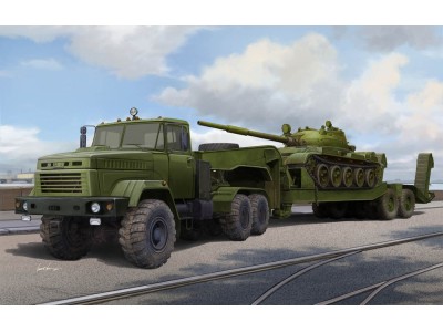Ukraine KrAZ-6446 Tractor w.MAZ/ChMZAP- 5247G semitrailer 