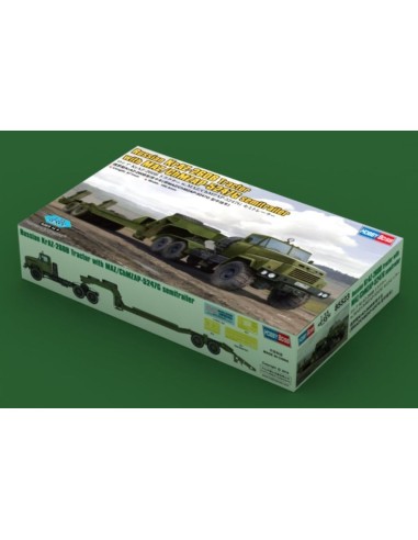 Russian KrAZ-260B Tractor with CMAZ/ChMZAP-5247G semitrailer 