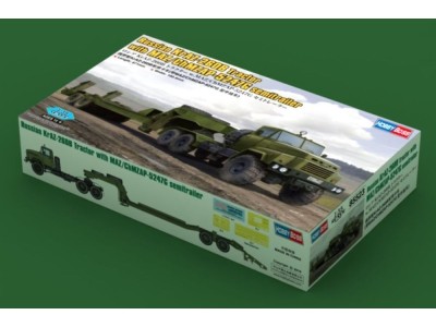 Russian KrAZ-260B Tractor with CMAZ/ChMZAP-5247G semitrailer 