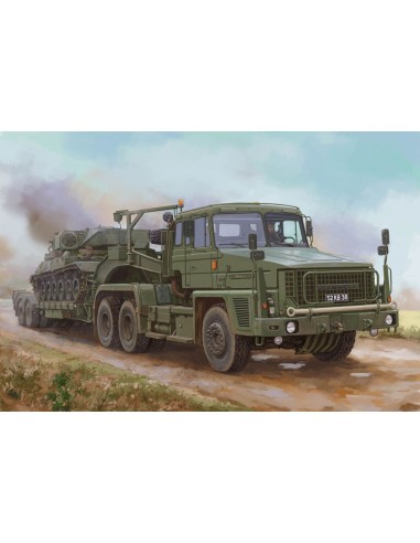 Scammell Commander with 62 tonne Crane Fruehauf semi-trailer 