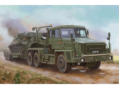 Scammell Commander with 62 tonne Crane Fruehauf semi-trailer 