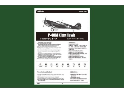 P-40E Kitty Hawk Fighter 