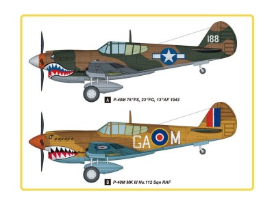 P-40E Kitty Hawk Fighter 