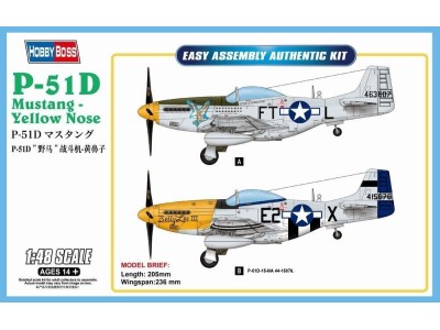 P-51D Mustang-Yellow Nose 