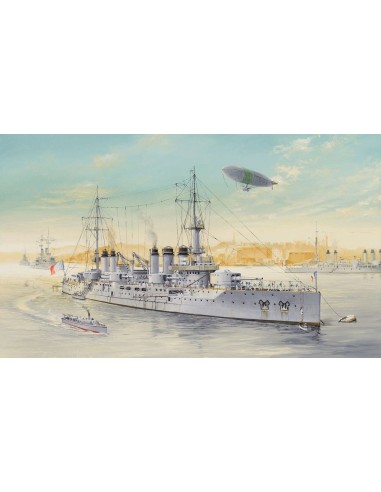 French Navy Pre-Dreadnought Battleship Voltaire 