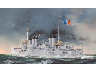 French Navy Pre-Dreadnought Battleship Condorcet 