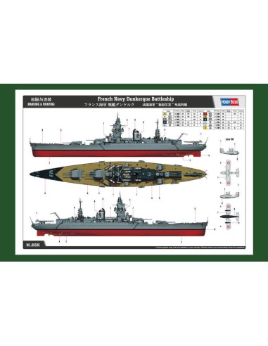 French Navy Dunkerque Battleship 