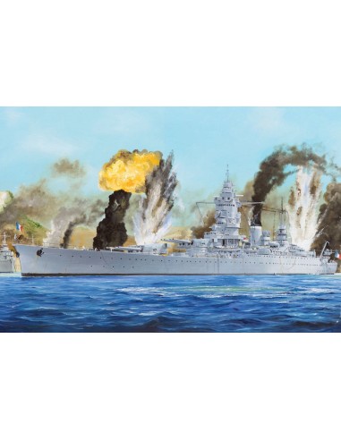 French Navy Dunkerque Battleship 