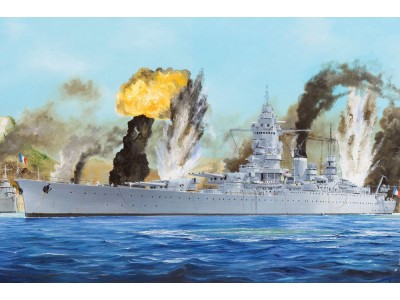 French Navy Dunkerque Battleship 