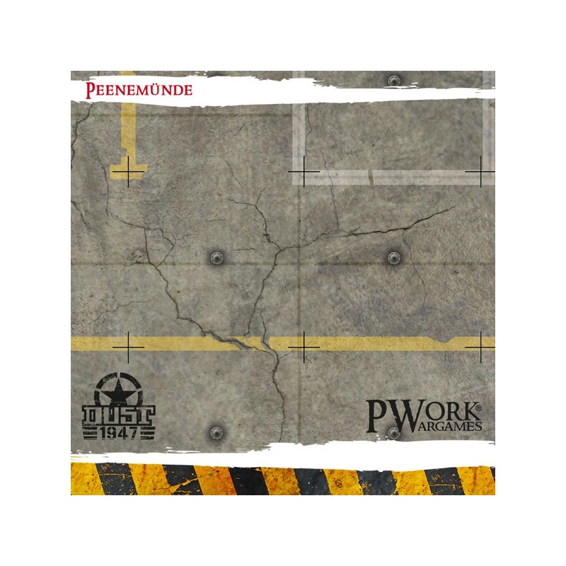 Tapis de jeu PVC Peenemüde-Dust 1947 113x113cm