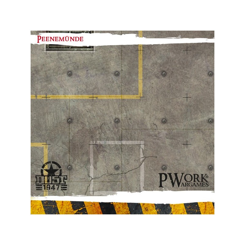 Tapis de jeu PVC Peenemüde-Dust 1947 113x113cm